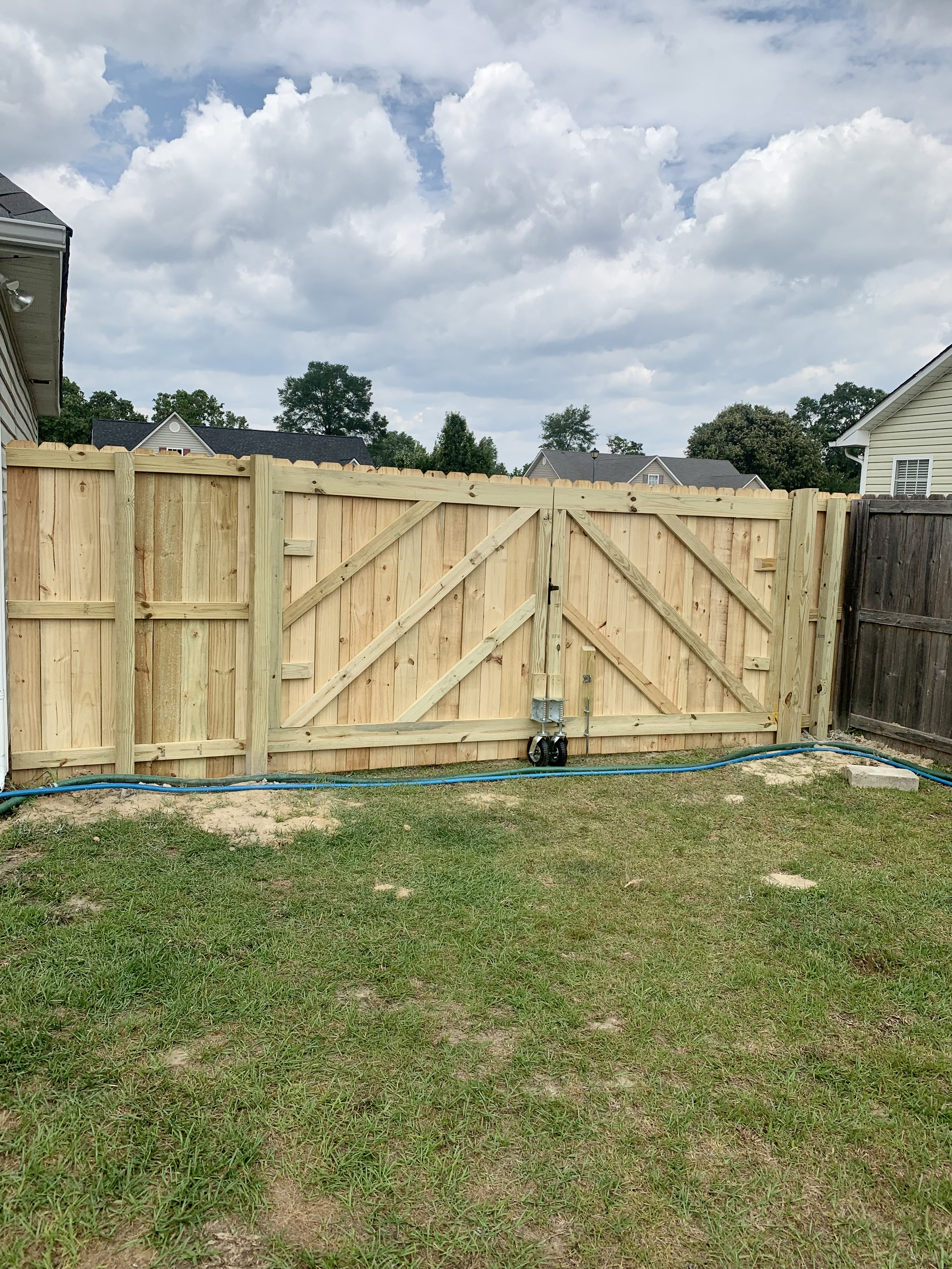 Constructing a Robust 12-Foot Gate for Hoke County, NC